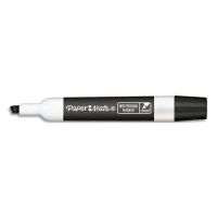 Logo Papermate marqueur effaable  sec pour tableaux blancs. pointe biseaute. encre noire 434359