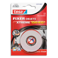 Logo Tesa adhesif de fixation double-face mounting extr�me 150kg. dimensions 19 mm x 1.5 m 434686