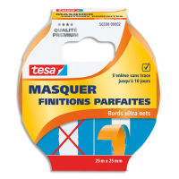 Logo Tesa adh�sif de masquage finitions parfaites 25m x 25mm en papier washi. coloris orange 434690