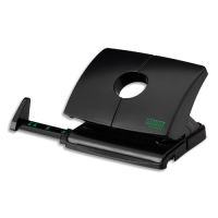 Logo Novus perforateur 2 trous b216 re+new �co-responsable, capacit� 16 feuilles. coloris noir 434520