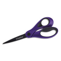 Logo Dahle ciseau id color ergonomique, poigne soft grip, lame longueur 21 cm. coloris lilas 433421
