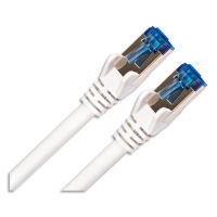 Logo Dcu tecnologic sachet c�ble r�seau, s/stp cat 6, rj45 m�le/m�le blanc 5m 30801250 434035