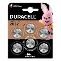 Logo Duracell blister de 6 piles 2032 lithium pour appareils �lectroniques 5000394056183 433413