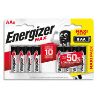 Logo Energizer blister de 8 piles aa lr06 max 7638900426618 433528