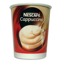 Logo Nescafe gobelet easy cup opercul pr-dos de 20 cl saveur nescaf cappuccino 437689