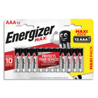 Logo Energizer blister de 12 piles aaa lr03 max 7638900426526 433532