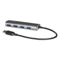 Logo I-tec usb 3.0 metal charging hub 4 port with power adaptor 4xusb charging port. for tablets notebooks ultrabooks pc 2433594