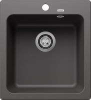 Logo Evier blanco naya 45 sg gris rocher evier 525223