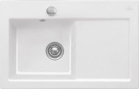 Logo Villeroy & boch - subway - evier � encastrer villeroy & boch 1 bac, 1 �gouttoir coloris blanc ev6772 02 r1