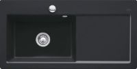 Logo Villeroy & boch - subway - evier � encastrer villeroy & boch 1 grand bac coloris ebony ev6718 02 s5