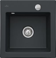 Logo Villeroy & boch - subway s - cuve � encastrer villeroy & boch 1 bac coloris ebony ev3315 02 s5