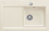 Logo Villeroy & boch - subway - evier � encastrer villeroy & boch 1 bac, 1 �gouttoir coloris cr�me ev6714 02 kr