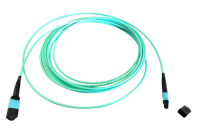 Logo Mtp�-f/mtp�-f c�ble de raccordement matriciel � 12 fibres om3, lszh aqua, code b, 15m mtpf12mtpfom3-15