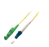 Logo C�ble patch fibre optique simplex e2000�/apc-lc os2 0,5m 3,0mm jaune 9/125m o1420.0,5