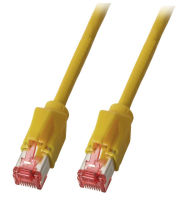 Logo C�ble patch rj45 tm21 sf/utp jaune, cat.5e, compatible cha�ne porte-c�bles pur, 3m k8035.3