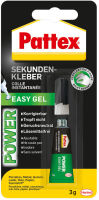 Logo Pattex colle instantan�e power easy gel, tube de 3 g, 56071143