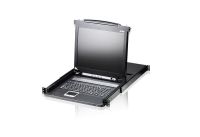 Logo Console kvm 1u 17' 16 ports avec ecran lcd 17' usb ps/2 vga cl1016m-at-xg