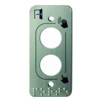 Logo Plaque inox 2019 l39,5 braille ssp102