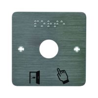 Logo Plaque inox 025 l80 braille ssp225