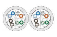 Logo Cable f/utp cat6 2x4p lszh 500m dca cable de couleur blanche 582d081blp