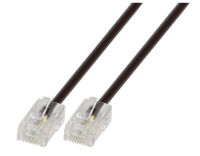 Logo C�ble modulaire rj45 (8/4) - rj45 (8/4), noir, 1 m k2408.1