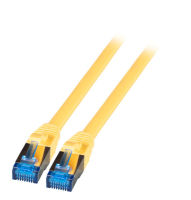 Logo C�ble patch rj45 s/ftp, cat.6a, cat.7 c�ble brut tpe superflex, 2m, jaune k5525fge.2