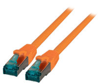 Logo C�ble patch rj45 s/ftp, cat.6a, lszh, 0,15 m, orange mk6001.0,15o