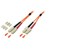 Logo Cavalier duplex sc-sc 62,5/125, om1, lszh, orange, 3.0mm, 0.5m o6423.050