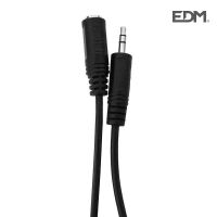 Logo Rallonge de c�ble droit de 3 m, prise jack st�r�o m�le 3,5 mm vers prise femelle st�r�o 3,5 mm [e3-51212]