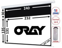 Logo cran oray - hcm4 135x240 + extra-drop 30cm - tlcommande incluse - hcm4rb1135240