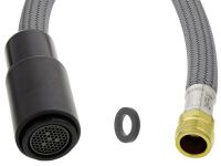 Logo Tuy.de douche av. t�te de douche nom coloris sp�cifique, noir mat, haute pression 124194