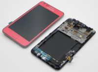 Logo Ecran lcd+tactile our galaxy note 2 (gt-n7100), rose f48018