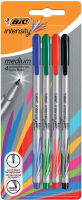 Logo Bic stylo feutre intensity medium, blister de 4 5103635