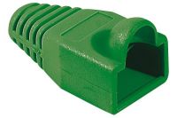 Logo Manchon rj45 vert snagless diam�tre 6,5 mm (sachet de 10 pcs) 253193