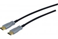 Logo Cordon hdmi highspeed avec ethernet aoc - 70 m 128990