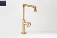 Logo Luisina - mitigeur evier queens nero martellato rc943081