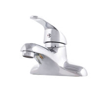 Logo Robinet de lavabo en alliage de zinc, chrome, eau chaude-froide, bec bas, levier unique [qli-fa-5505]