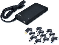 Logo I-tec advance ultra slim power adapter 90w 1xusb port +10 connectors for laptops acer asus compaq dell hp ibm lenovo sony toshib
