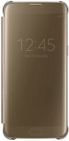 Logo Clear view case s7 edge gold ef-zg935cfegww