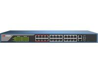 Logo Poe switch, webmanaged, 16x 10/100m poe port, 2x 10/1001000m rj45 port, 2x 1000m sfp, 802.3af/at, poe power budget 370w m307787
