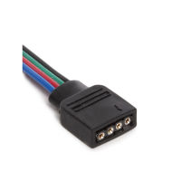 Logo Connecteur rvb 4 �pingles femelle tb-4pc-rgb-f