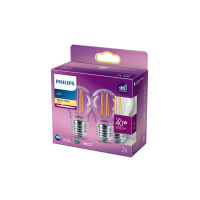Logo Pack 2 ampoule led philips e27 p45  4.3w 470lm 2700k [ph-929001890557] ph-8718699763893