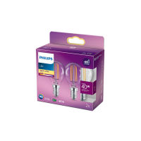 Logo Pack 2 ampoule led philips e14 p45  4.3w 470lm 2700k [ph-929001890467] ph-8718699777630