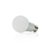 Logo Pack 10 ampoules leds sph�rique aluminium/pc e27 7w 630lm 30.000h  - couleur blanc chaud gr-ed-b3-e27-7w-ww-pk10-ap