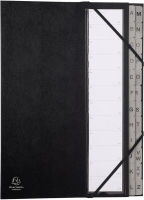 Logo Exacompta trieur ordonator, a-z, a4, 24 compartiments, noir 8700503