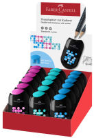 Logo Faber-castell taille-crayon double two tone, en pr�sentoir 5661680