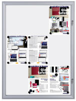 Logo Franken vitrine d'affichage security 9 x a4, ininflammable 70011059