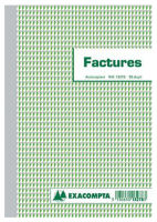 Logo Exacompta manifold factures micro-entrepreneur, 210 x 148 mm 8700626