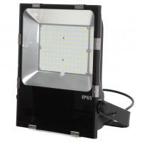 Logo Projecteur led 100w 12.000lm 6000�k pro smd3030 ip65 ajustable 50.000h [1916-ns-hvfl100w-cp-cw]  - couleur blanc neutre 1916-ns-