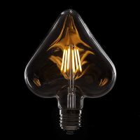 Logo Ampoule led e27 6w  432lm 2000�k filamentheart 30.000h [wo-lf-heart-e27-6w-ww]  - couleur blanc chaud wo-lf-heart-e27-6www